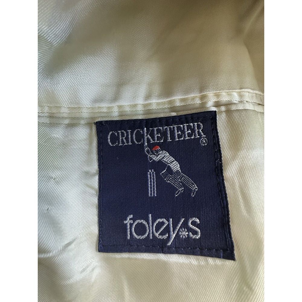 Cricketeer Blazer Mens 40" Black Checkered Tweed Pockets Suit Jacket Sports‎ - Picture 7 of 12